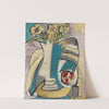 Váza s kyticí a broskve (Vase of flowers and peaches) by Emil Filla