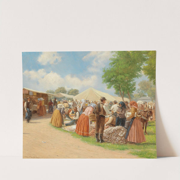 Vegetable Market by Hermann Reisz