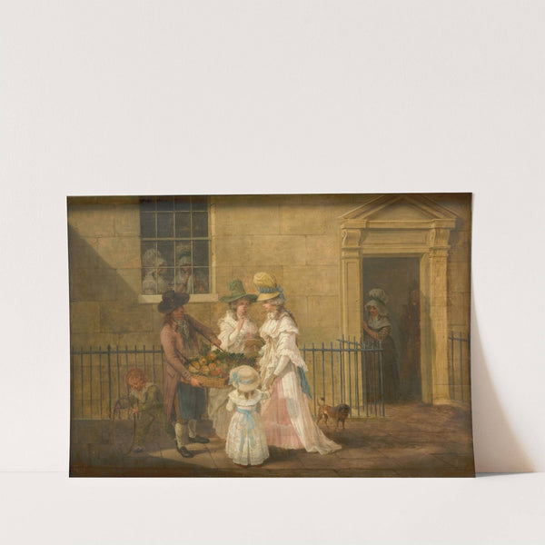 Vegetable Seller by Hendrik Willem Schweickhardt