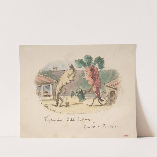 Vegetarian Odd Fellows by John Leech