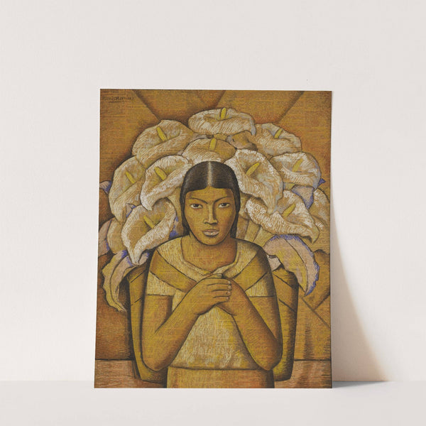 Vendedora de Alcatraces  (circa 1937) by Alfredo Ramos Martínez