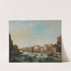 Venedig Canal Grande mit Ponte Rialto by Giuseppe Bernardino Bison