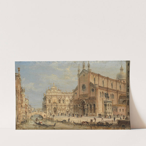 Venedig Piazza San Giovanni e Paolo by Giovanni Grubacs
