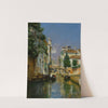 Venetian Backwater with the Campanile of San Geremia church by Rubens Santoro