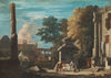 Venetian Capriccio With a Body Being Exhumed and a Franciscan Monk in Attendance