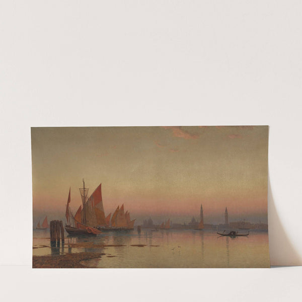 Venetian Coastline at Sunset (1872) by William Stanley Haseltine