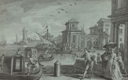 Venetian Fantasy with the Dogana