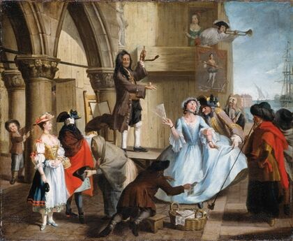 Venetian Jugglers in front of the Palace of the Doge — size preview