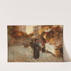 Venetian Street Scene by Camillo Bortoluzzi