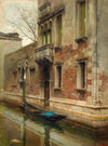 Venice, A Gondola on a Canal