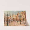 Venice, a Lively Scene on St Mark’s Square by Franz Guillery