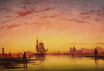 Venice, a November Evening in the Lagoon