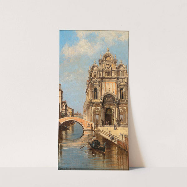 Venice, a View of Campo Santi Giovanni e Paolo by Antonietta Brandeis