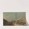 Venice, A View Of Piazza San Marco Looking East Towards The Basilica by Francesco Guardi