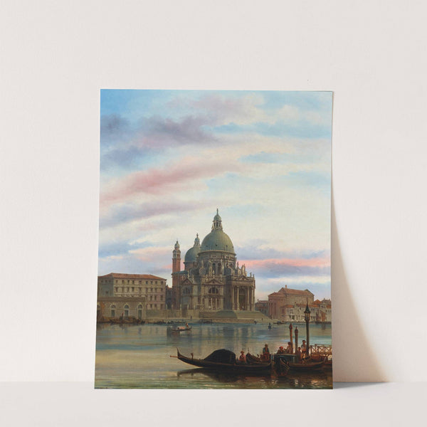 Venice, a View of Santa Maria della Salute by Felice Auguste Rezia
