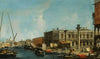 Venice, A View Of The Molo From The Bacino Di San Marco With The Piazzetta And The Entrance To The Grand Canal