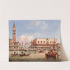 Venice, a view of the Piazzetta and the Doge’s Palace from the Bacino di San Marco by Carlo Grubacs