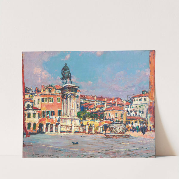 Venice, Campo Santi Giovanni e Paolo by Andrea Tavernier