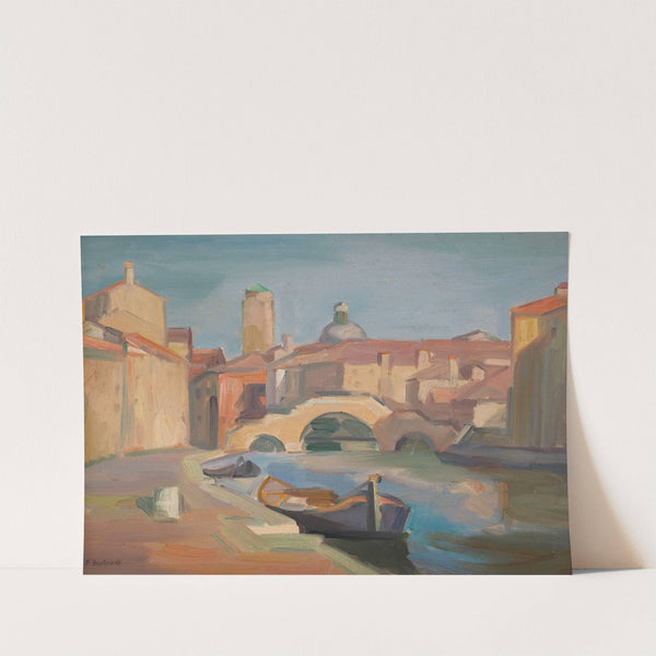 Venice (Canal) (1938) by Franciszek Bartoszek