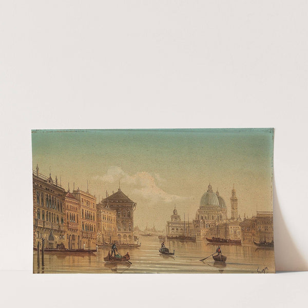 Venice, Canal Grand S. Maria della Salute, Venezia by August Von Siegen