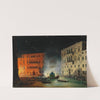 Venice – Festivities on the Grand Canal in 1838 in honour of Emperor Ferdinand by Giovanni Grubacs