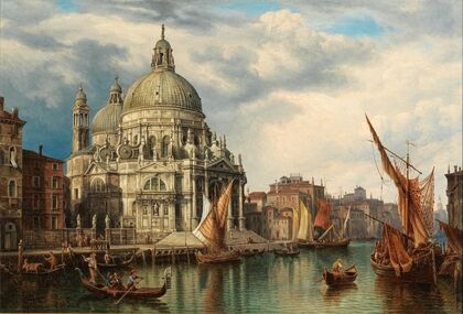 Venice, Grand Canal with Santa Maria della Salute
