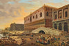 Venice, Ponte della Paglia with the Doge’s Palace
