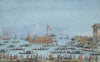 Venice; The Bucintoro on the lagoon