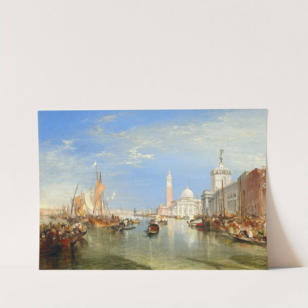 Venice - The Dogana and San Giorgio Maggiore by Joseph Mallord William Turner