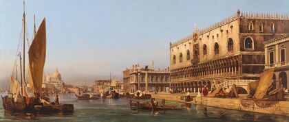 Venice, The Doge’s Palace And The Molo