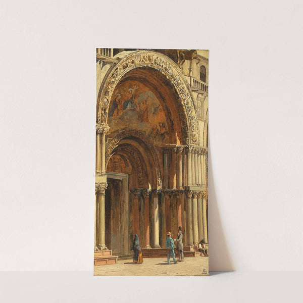 Venice, the Entrance to St Mark’s Basilica by Antonietta Brandeis