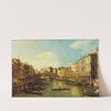 Venice, the Grand Canal from the Palazzo Dolfin-Manin to the Rialto Bridge by Canaletto