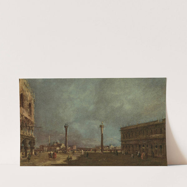 Venice, the Piazzetta looking south, with a view of the Doge’s Palace and the Biblioteca Marciana, the island of San Giorgio Maggiore beyond by Francesco Guardi