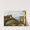 Venice, the Rialto Bridge by Giovanni Migliara