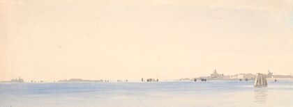 Venice, viewed from the lagoon (1853 - 1855)