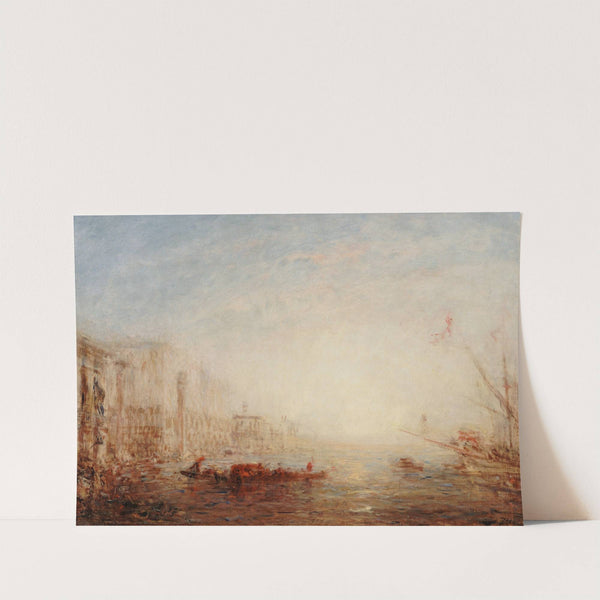 Venise, Le Grand Canal Au Soleil Levant (1880-1890) by Félix Ziem