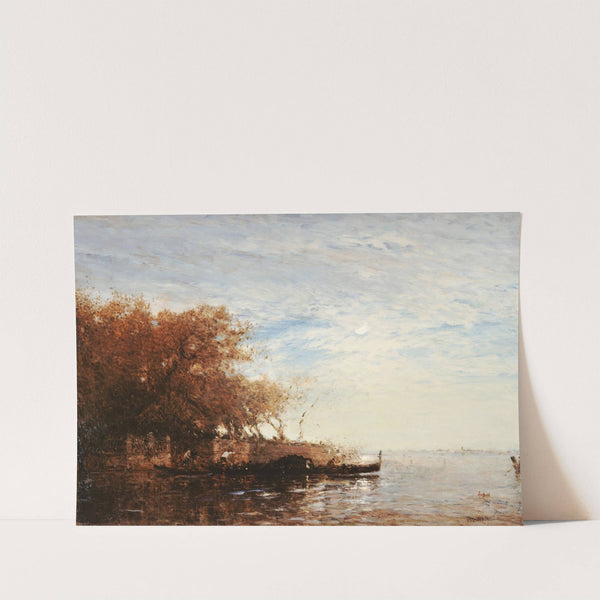 Venise, Le Jardin Français Au Clair De Lune (1880-1890) by Félix Ziem