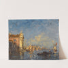 Venise, L’église Des Gesuati (1870-1880) by Félix Ziem