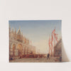 Venise, Procession De La Saint-Georges (1870) by Félix Ziem