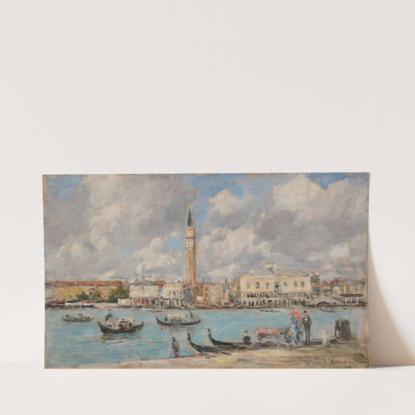 Venise. San Giorgio (ca 1897) by Eugène Boudin