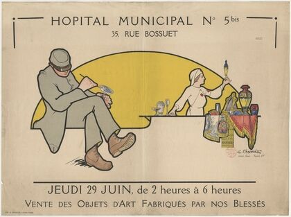 Vente des objets d’arts fabriquÃ©s par nos blessÃ©s