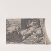 Venus and a Satyr (1592) by Annibale Carracci
