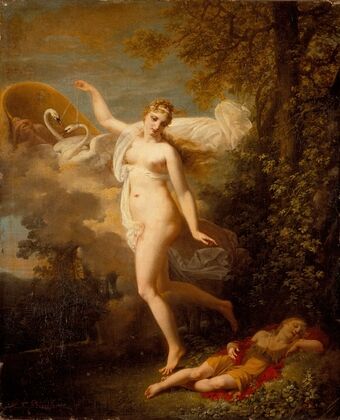 Venus and a Sleeping Cupid