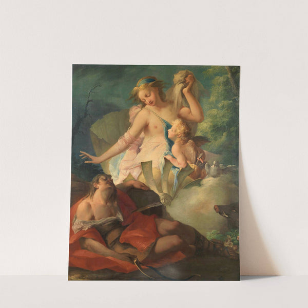 Venus and Adonis (18th Century) by French School