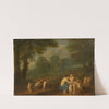 Venus and Adonis (Love Scene) (1731) by Johann Friedrich Gerhard