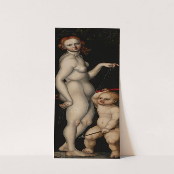 Venus and Cupid by Monogrammist HB with the Griffin&#039;s Head