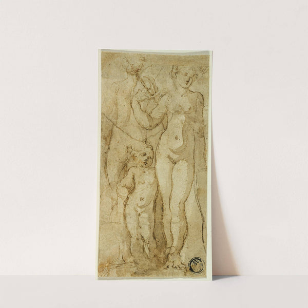 Venus and Cupid by Circle Of Parmigianino