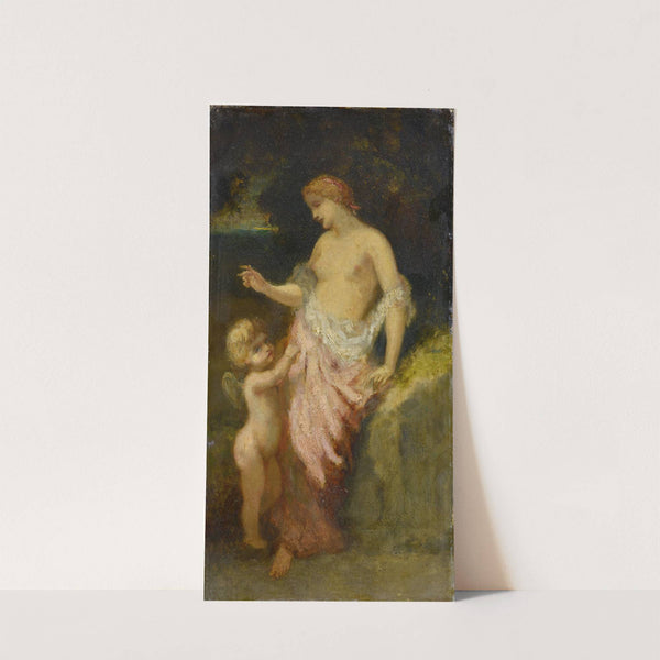 Venus And Cupid by Narcisse-Virgile Diaz de La Peña