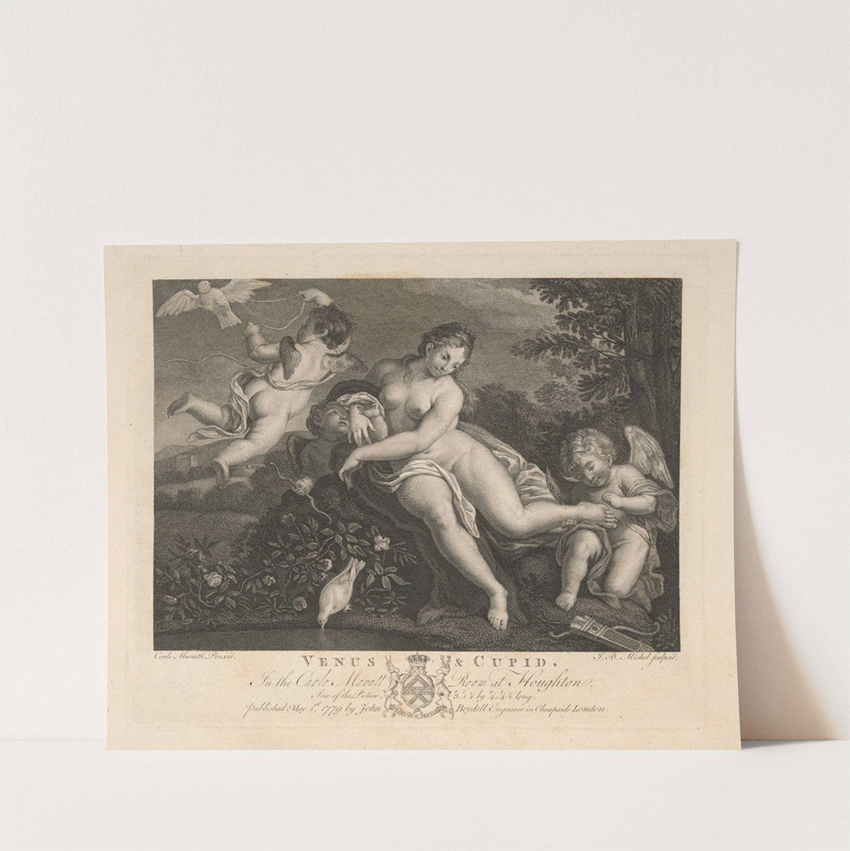 Venus and Cupid (1779) by Jean-Baptiste Michel