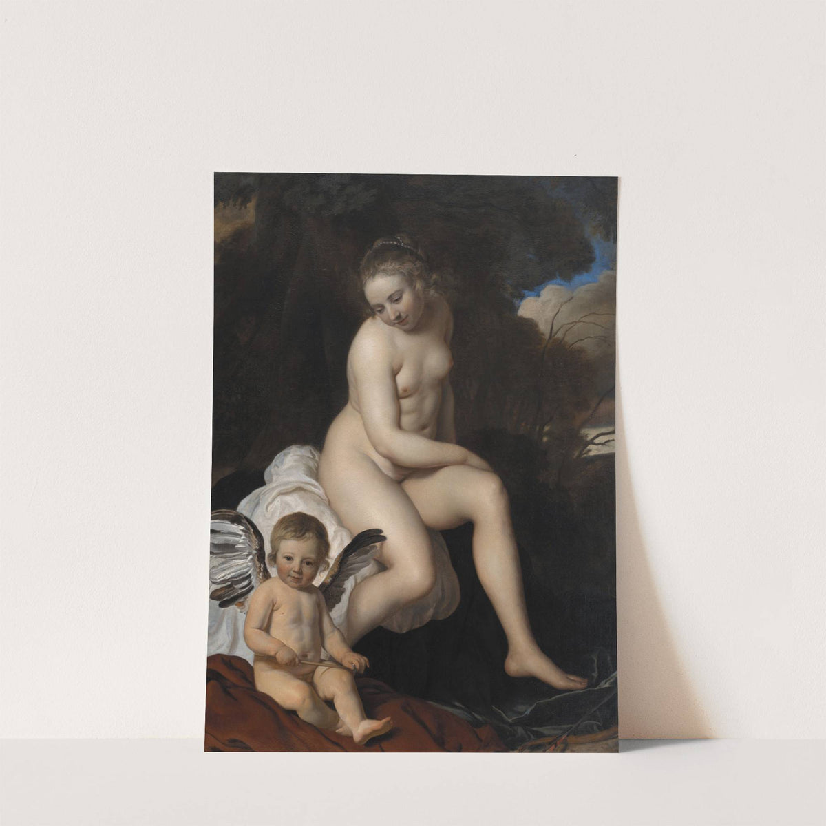 Venus and Cupid by Jacob Van Loo